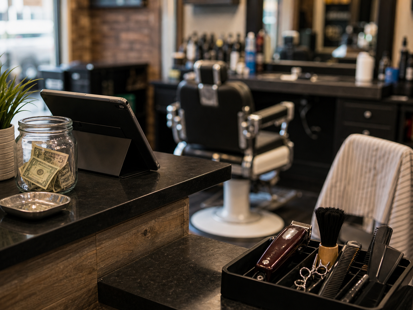 barbershop atm payment