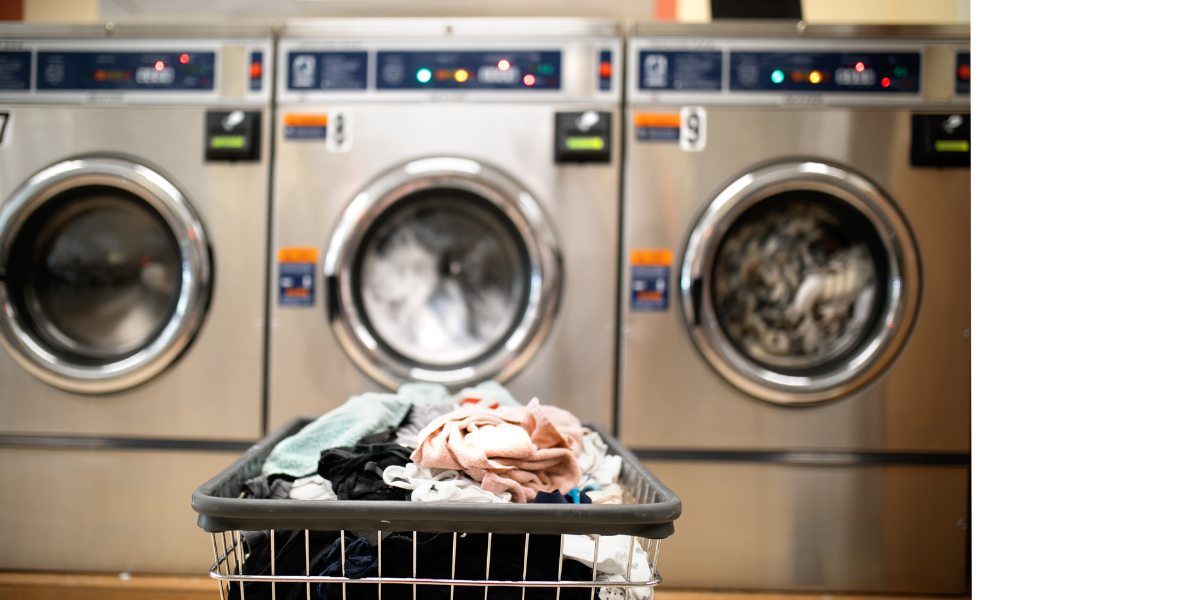 laundromat with three machines